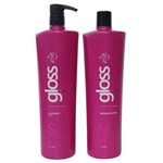 Ficha técnica e caractérísticas do produto Fox Gloss Escova Progressiva Shampoo e Máscara 2x 1000ml