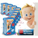 Ficha técnica e caractérísticas do produto Fralda Baby Roger Xg Kit Com 8pct 112 Fraldas Jumbinho Barato