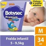 Ficha técnica e caractérísticas do produto Fralda Babysec Galinha Pintadinha Premium M 34 Unids