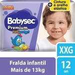 Ficha técnica e caractérísticas do produto Fralda Babysec Galinha Pintadinha Premium Xxg Com 12 Fraldas