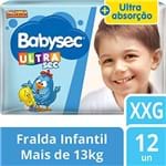 Ficha técnica e caractérísticas do produto Fralda Babysec Galinha Pintadinha Ultrasec XXg 12 Unids, Babysec, XXG