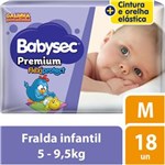 Ficha técnica e caractérísticas do produto Fralda Babysec Premium Galinha Pintadinha M - 18 Unidades