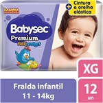 Ficha técnica e caractérísticas do produto Fralda Babysec Premium Galinha Pintadinha XG - 12 Unidades
