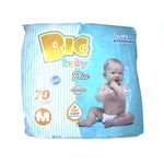 Ficha técnica e caractérísticas do produto Fralda Big Baby Plus M C/70