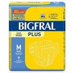 Ficha técnica e caractérísticas do produto Fralda Bigfral Geriátrica Plus Tamanho M / 9 Unidades