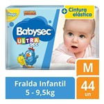 Ficha técnica e caractérísticas do produto Fralda Descartável Babysec Galinha Pintadinha Ultrasec Mega M 44 Un