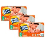 Ficha técnica e caractérísticas do produto Fralda Descartável Pom Pom - Proteção de Mãe - P
