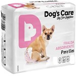 Ficha técnica e caractérísticas do produto Fralda Dog's Care Fêmea Pp C/ 6 Unid