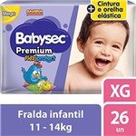 Ficha técnica e caractérísticas do produto Fralda Galinha Pintadinha Premium, Babysec, XG, 26 Unidades
