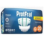Ficha técnica e caractérísticas do produto Fralda Ger.Protfral Premium - G 5 Pct. C/20 Cxf