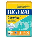 Ficha técnica e caractérísticas do produto Fralda Geriátrica Bigfral Confort G com 8 Unidades