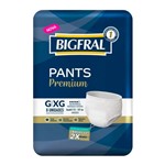 Ficha técnica e caractérísticas do produto Fralda Geriátrica Bigfral Pants Premium Roupa Íntima Tamanho G/XG com 8 Unidades