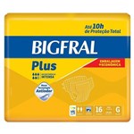 Ficha técnica e caractérísticas do produto Fralda Geriátrica Bigfral Plus G com 16 Unidades