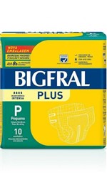 Ficha técnica e caractérísticas do produto Fralda Geriatrica Bigfral Plus P C/10 Und - Ontex