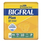 Ficha técnica e caractérísticas do produto Fralda Geriátrica Bigfral Plus P - com 10 Unidades