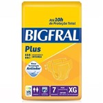 Ficha técnica e caractérísticas do produto Fralda Geriatrica Bigfral Plus Xg 8 Pct. C/7 Cxf