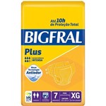Ficha técnica e caractérísticas do produto Fralda Geriátrica Bigfral Plus XG com 7 Unidades - União