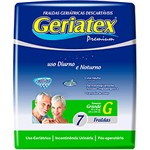 Ficha técnica e caractérísticas do produto Fralda Geriátrica Geriatex Premium G - 7 Unidades