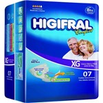 Ficha técnica e caractérísticas do produto Fralda Geriatrica Higifral Confort (Xg) 7 Unidades