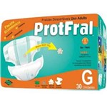 Ficha técnica e caractérísticas do produto Fralda Geriatrica Protfral - G 4 Pct.C/30 Cxf