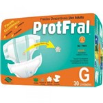 Ficha técnica e caractérísticas do produto Fralda Geriatrica Protfral G 4 Pct.c/30 Cxf