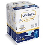 Ficha técnica e caractérísticas do produto Fralda Geriátrica Wellness Premium Unissex XG 7 Unidades