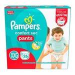 Ficha técnica e caractérísticas do produto Fralda Infantil Pampers Pants C/26 Confort Sec Xxg