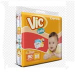 Ficha técnica e caractérísticas do produto Fralda Infantil Vic Baby M 3 Pacote com 90 Cxf