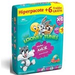 Ficha técnica e caractérísticas do produto Fralda Looney Tunes Hiper Eg 4 Pacote com 44+6 Cxf