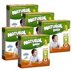 Ficha técnica e caractérísticas do produto Fralda Natural Baby Premium G - Kit com 400 Unidades