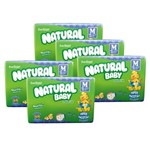Ficha técnica e caractérísticas do produto Fralda Natural Baby Premium M - Kit com 290 Unidades