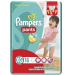 Ficha técnica e caractérísticas do produto Fralda Pampers Pants Pacotão Extra Grande com 16 Unidades