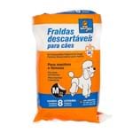 Ficha técnica e caractérísticas do produto Fralda para Cães Pet Society Tamanho M com 8 Fraldas Descartáveis