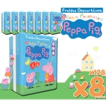 Ficha técnica e caractérísticas do produto Fralda Peppa Pig Pratico G Kit Com 8 Pct, 128 Uni.