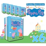 Ficha técnica e caractérísticas do produto Fralda Peppa Pig Pratico M Kit Com 6 Pct, 108 Uni