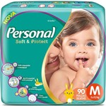 Ficha técnica e caractérísticas do produto Fralda Personal Baby Hyper M 1x90un