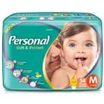 Ficha técnica e caractérísticas do produto Fralda Personal Baby M com 54 Tiras FD PERSONAL BABY MEGA MED 54UN