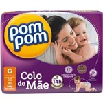 Ficha técnica e caractérísticas do produto Fralda Pom Pom Colo de Mãe G C/20