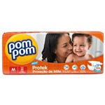 Ficha técnica e caractérísticas do produto Fralda Pom Pom Protek Prot.mãe M C/30