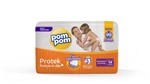 Ficha técnica e caractérísticas do produto Fralda Pom Pom Protek Proteção de Mãe Jumbo Grandinhos 14 Unidades