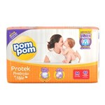 Ficha técnica e caractérísticas do produto Fralda Pom Pom Protek Proteção de Mãe Mega com 46 Unidades - Tamanho M