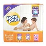 Ficha técnica e caractérísticas do produto Fralda Pom Pom Protek Proteção de Mãe Tamanho SXG Pacote Mega com 26 Fraldas Descartáveis