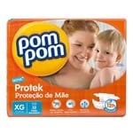 Ficha técnica e caractérísticas do produto Fralda Pom Pom Protek Proteção de Mãe Tamanho XG Pacote Jumbo com 22 Fraldas Descartáveis