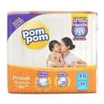 Ficha técnica e caractérísticas do produto Fralda Pom Pom Protek Proteção de Mãe Tamanho XG Pacote Mega 36 Fraldas Descartáveis