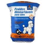 Ficha técnica e caractérísticas do produto Fraldas Descartáveis Cães Até 3,5kg P 10 Unid Pet Society