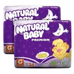 Ficha técnica e caractérísticas do produto Fraldas Natural Baby Premium G - 48 Unidades