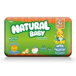 Ficha técnica e caractérísticas do produto Fraldas Natural Baby Premium G - 50 Unidades