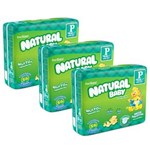 Ficha técnica e caractérísticas do produto Fraldas Natural Baby Premium P - 168 Unidades