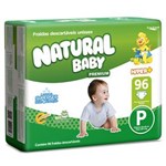 Ficha técnica e caractérísticas do produto Fraldas Natural Baby Premium P - 96 Unidades