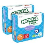 Ficha técnica e caractérísticas do produto Fraldas Natural Baby Premium RN - 40 Unidades